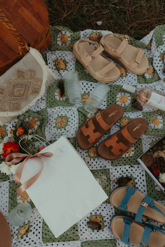 Platform Back Strap Sandals
