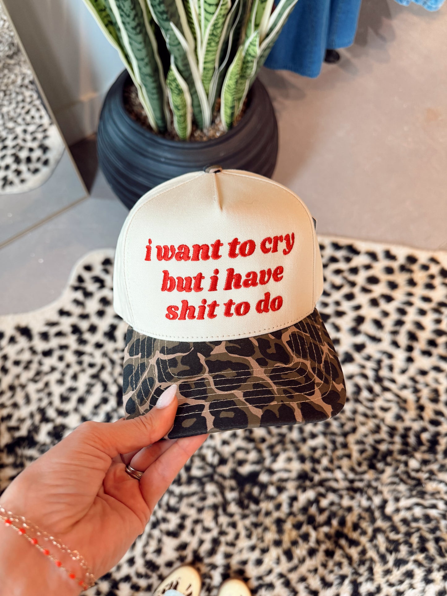 I Want To Cry Hat