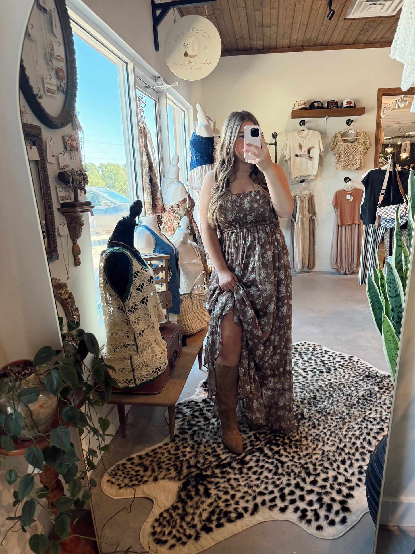 See You In Paradise Dress (Brown)