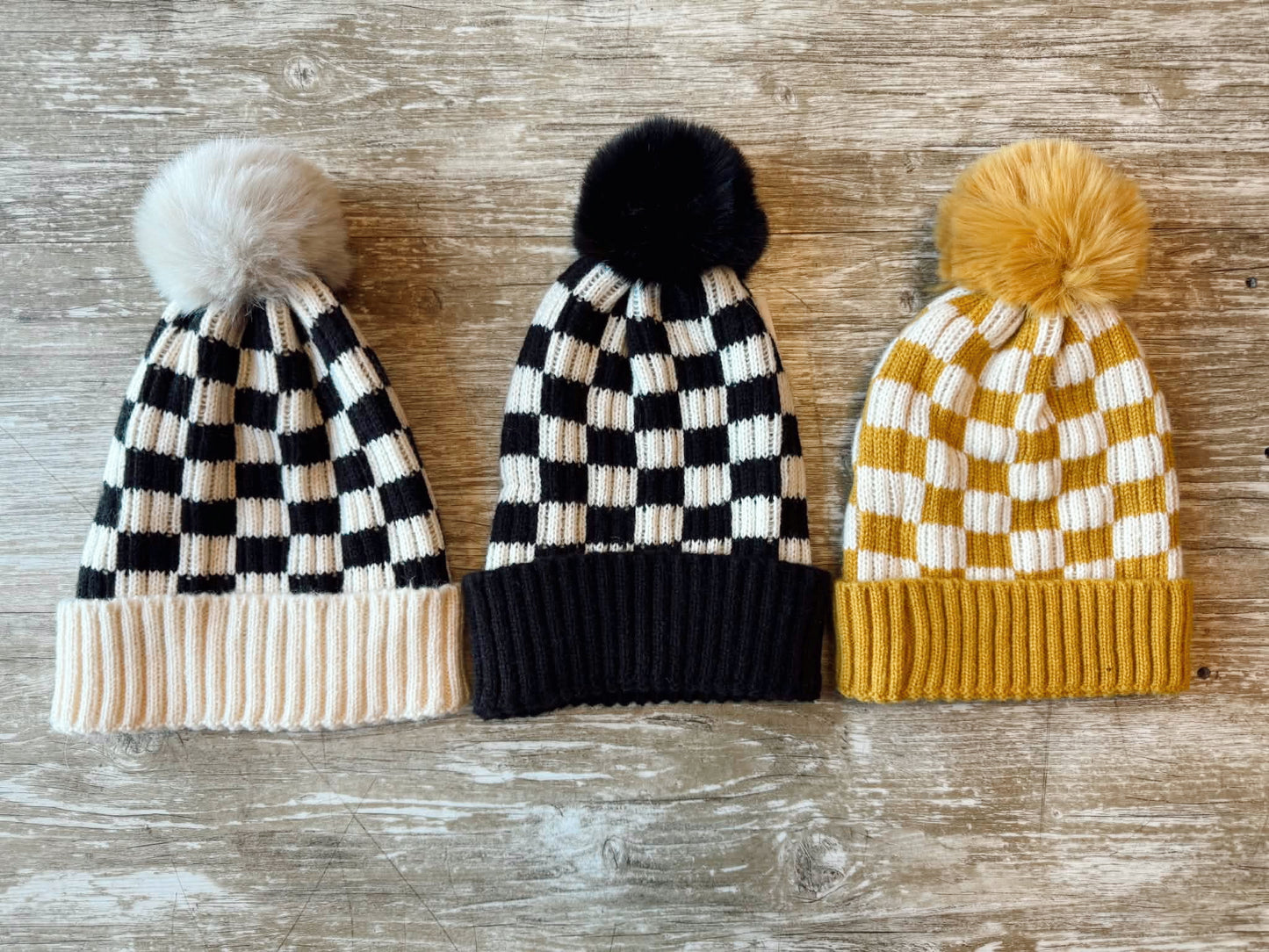 Checkered Beanies
