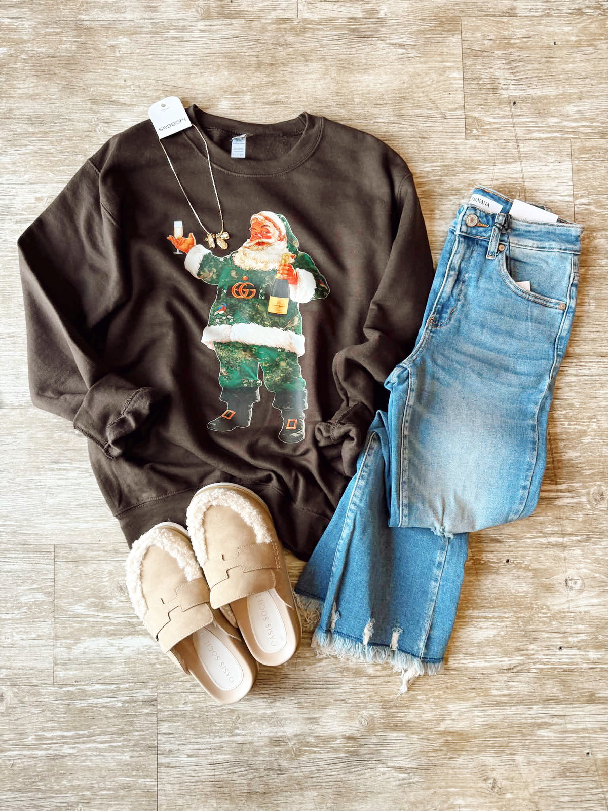 Champagne Santa