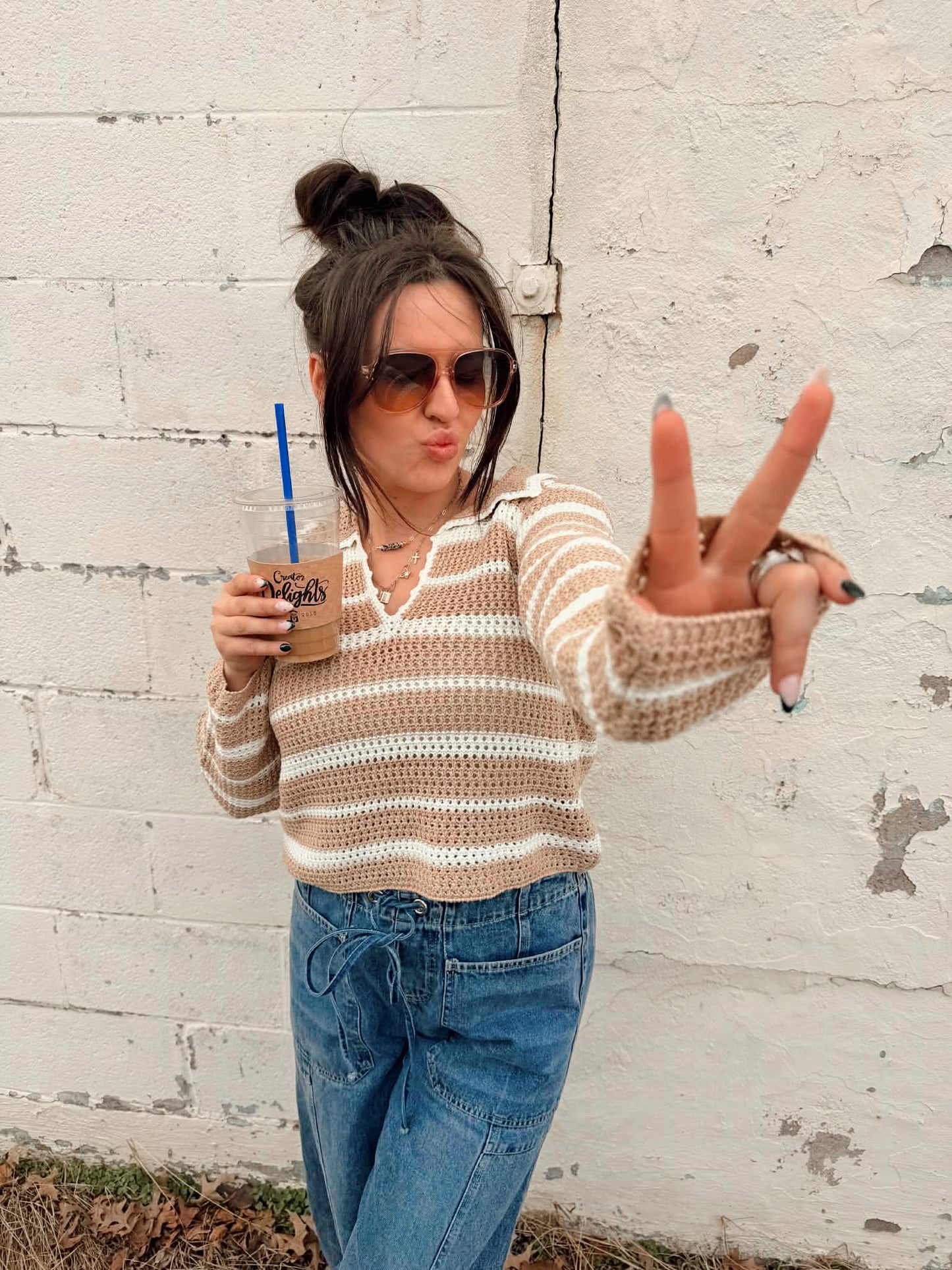 Daisy Mae Collar Top