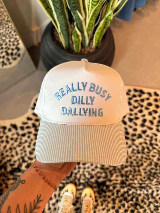 Really Busy Dilly Dallying Hat