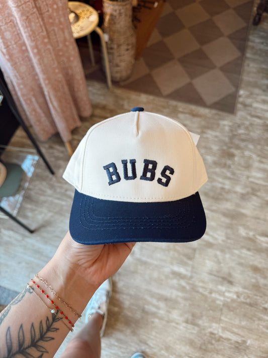 Navy Bubs Hat