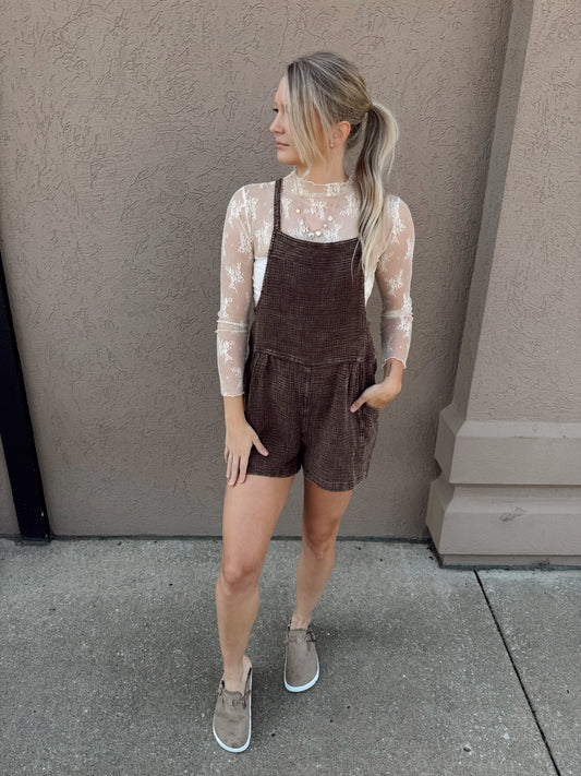 Gauze Mineral Romper