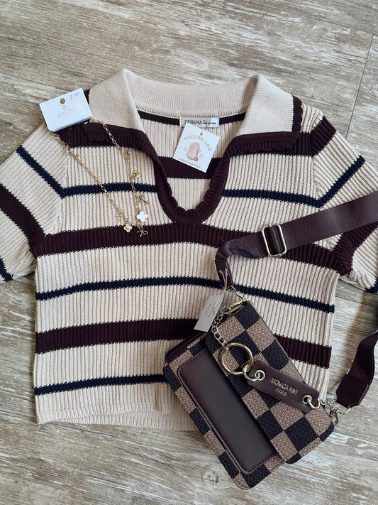 Adeline Stripe Top