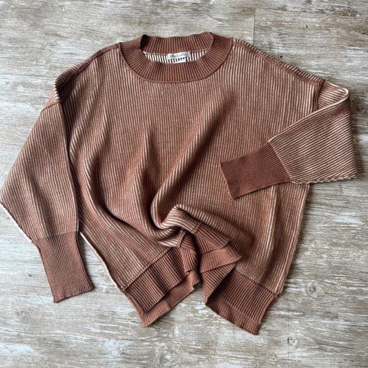 Plus Brown Sweater