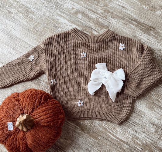 Floral Knit Sweater