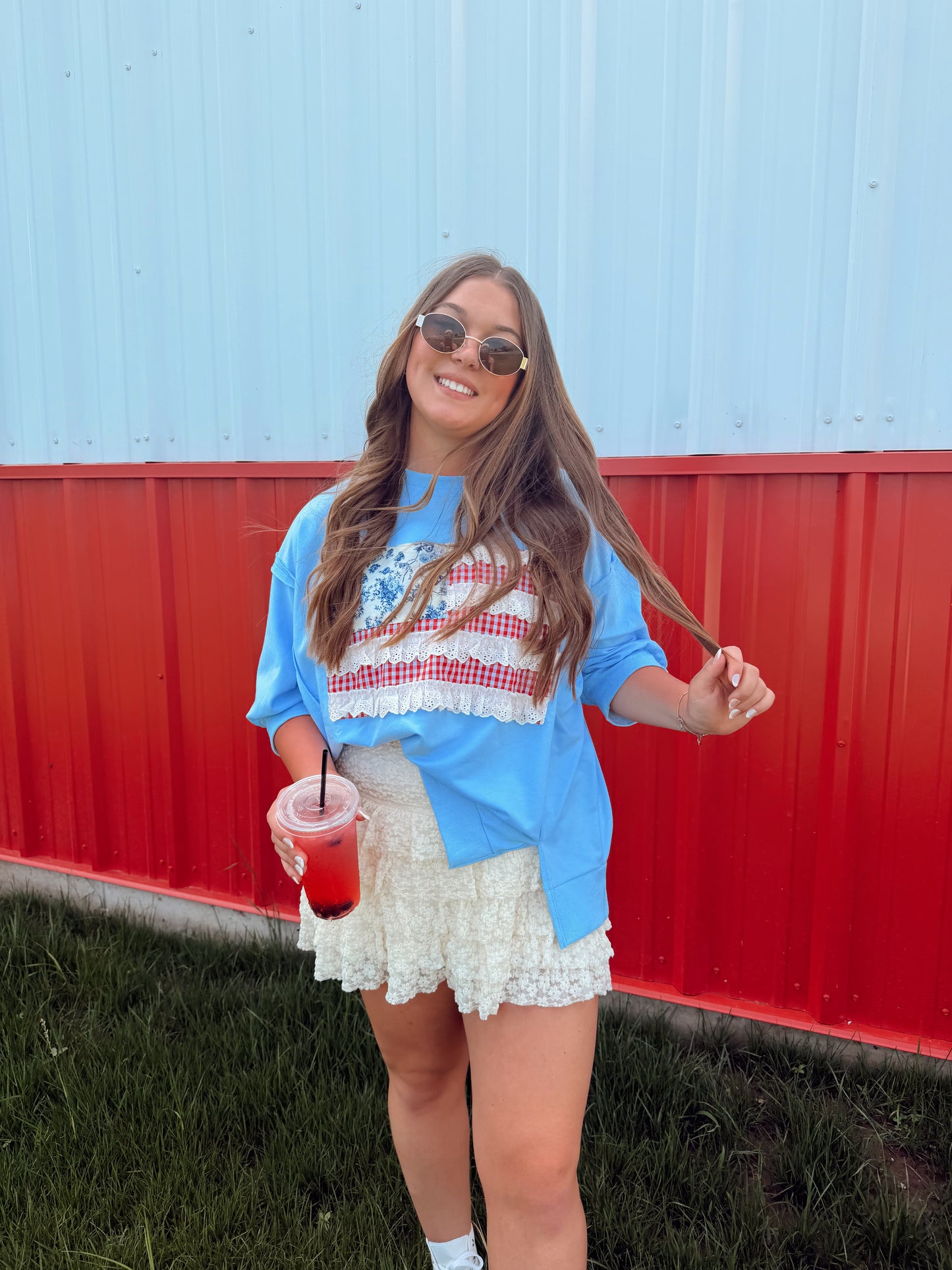 Americana Core Oversized Top
