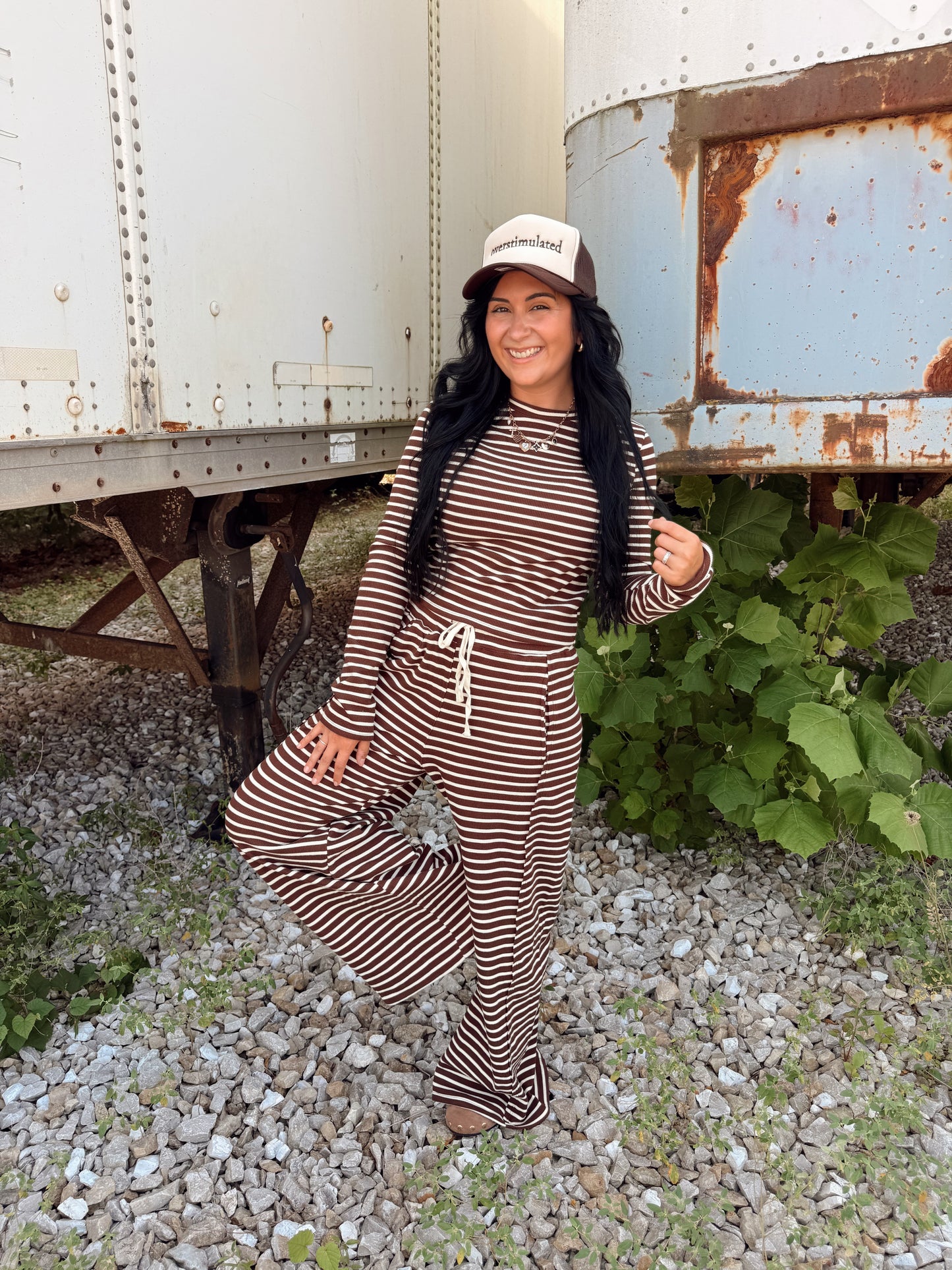 Brown Stripe Set
