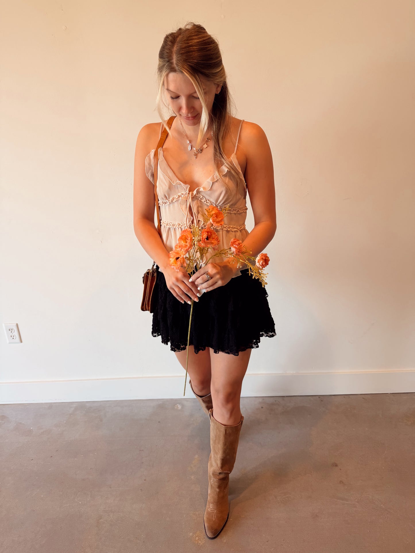 Frilly Tank (Champagne)