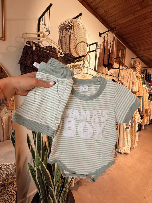 Mint Mama’s Boy Set