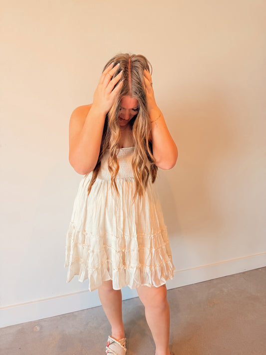 Coastal Dreams Dress (Cream)