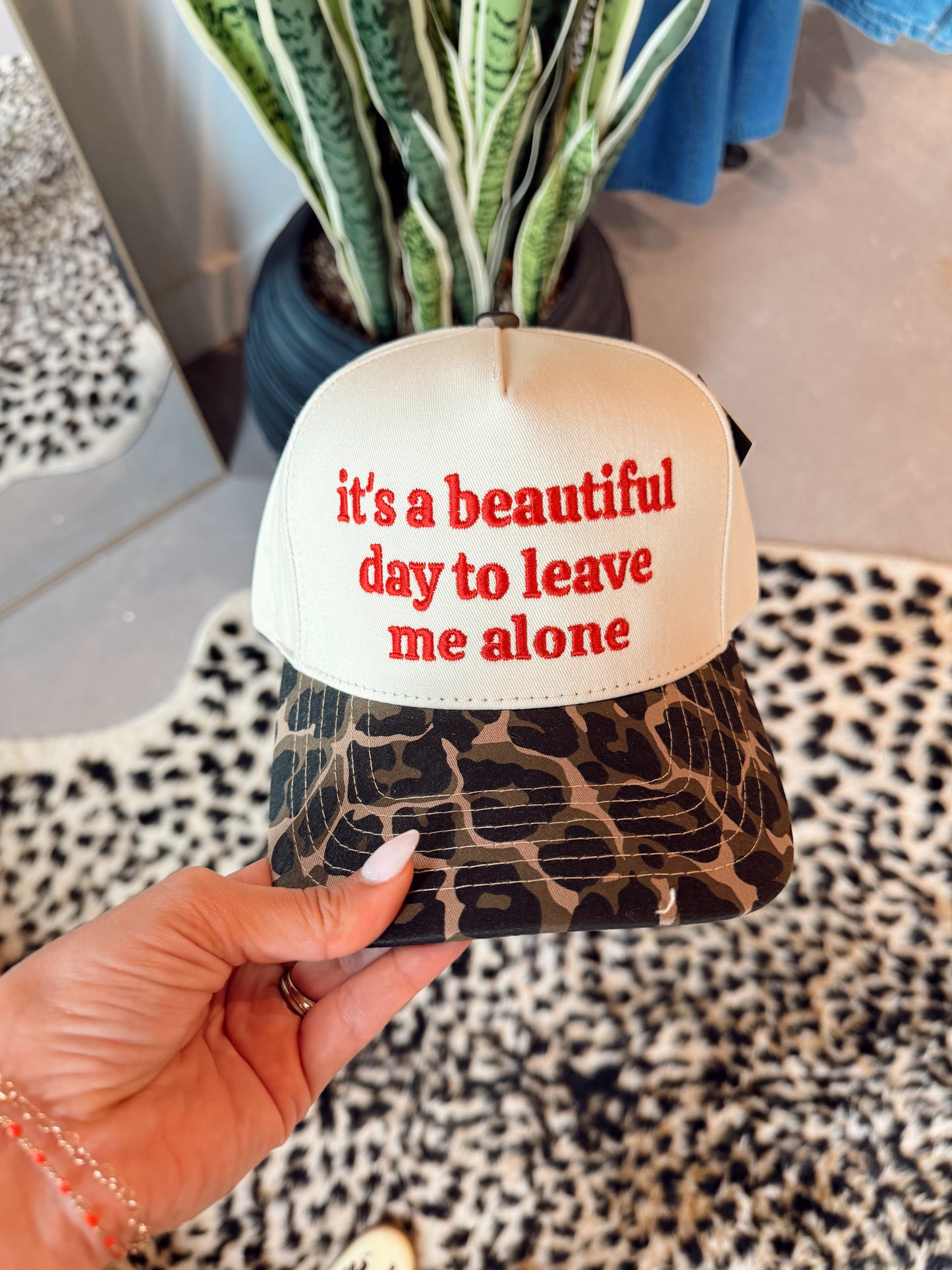 Leave Me Alone Hat