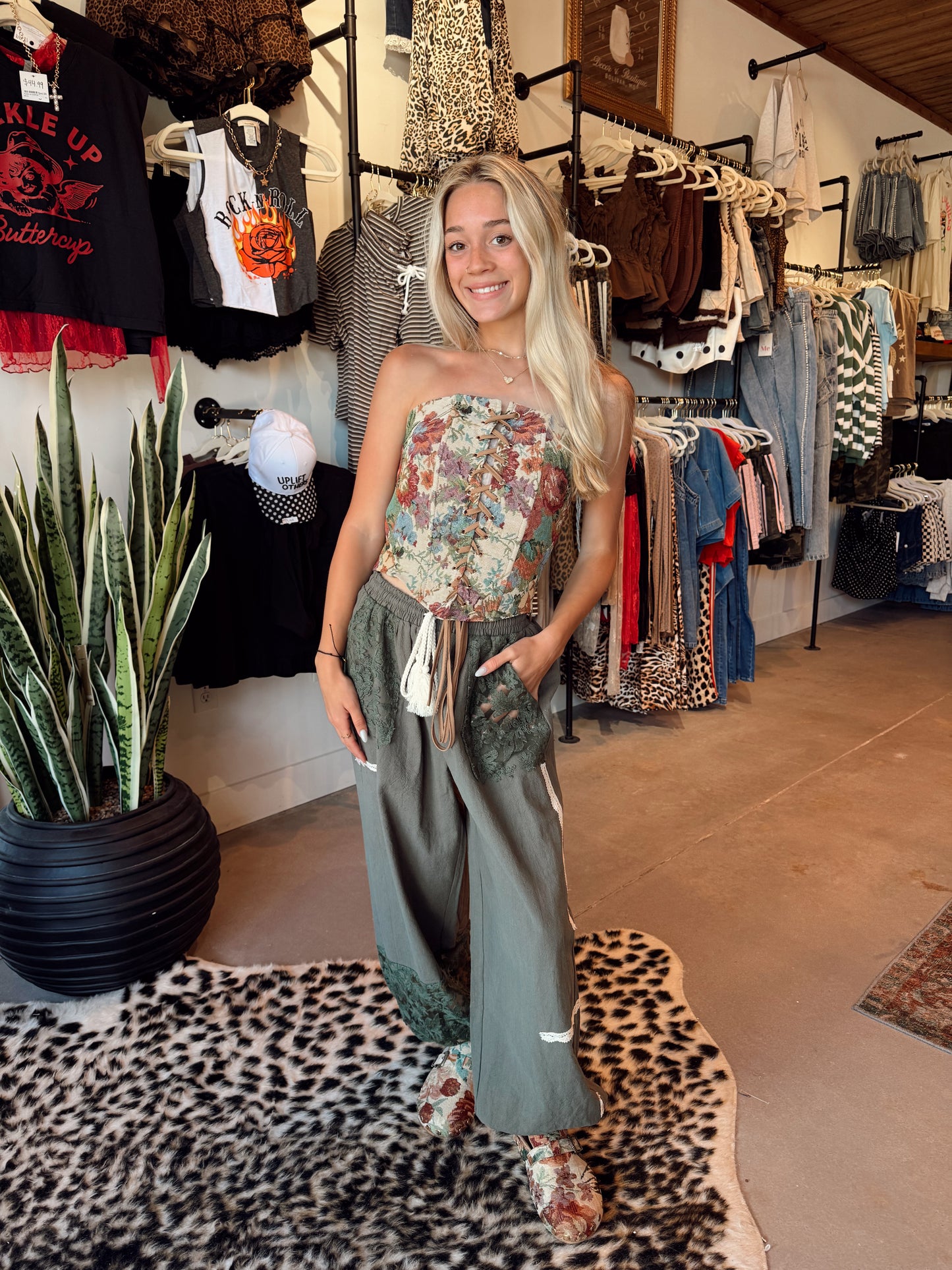 Faith Floral Corset