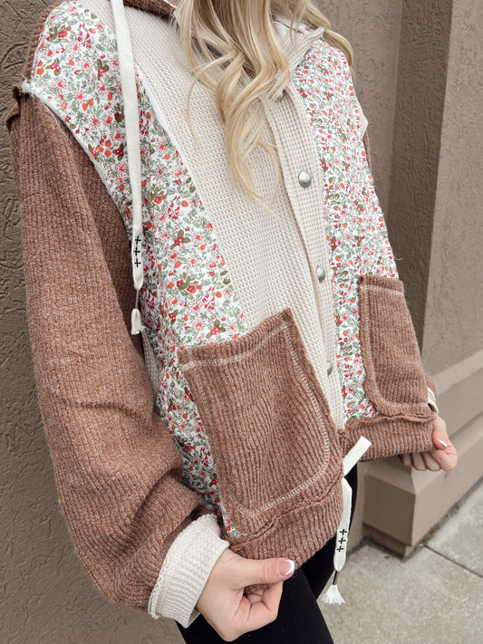 Georgia Peach Quilted Jacket