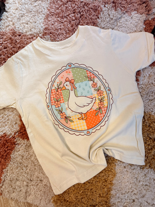 Patchwork Goose Tee