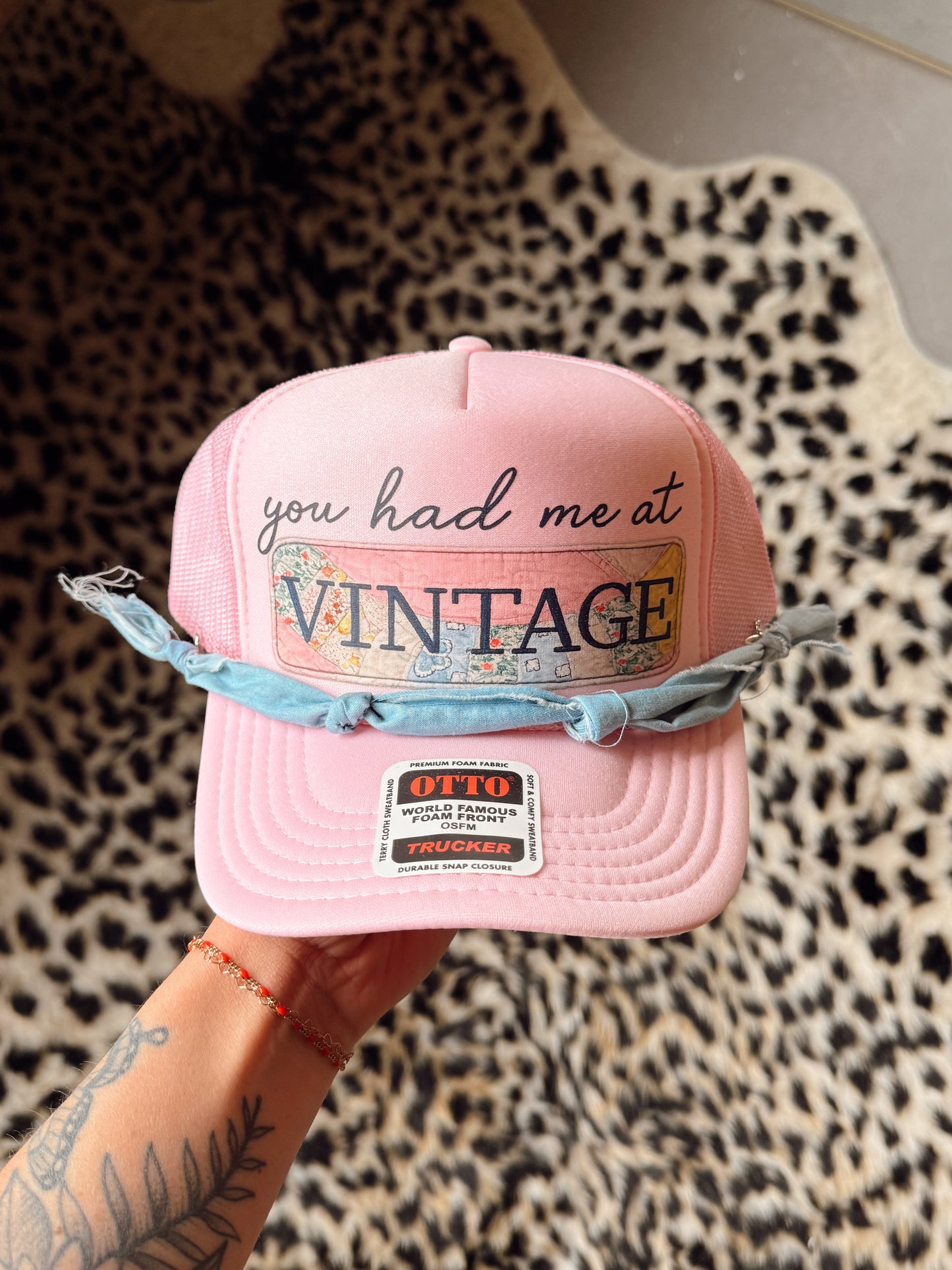Had Me At Vintage Hat W/ Chain