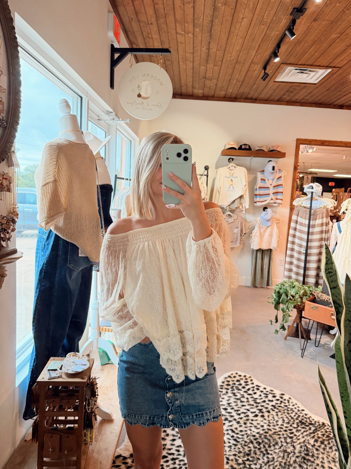 The Lacie off the shoulder top