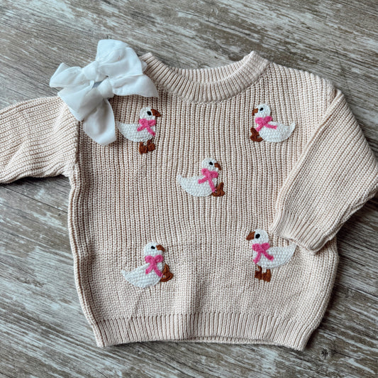 Girly Goose Sweater