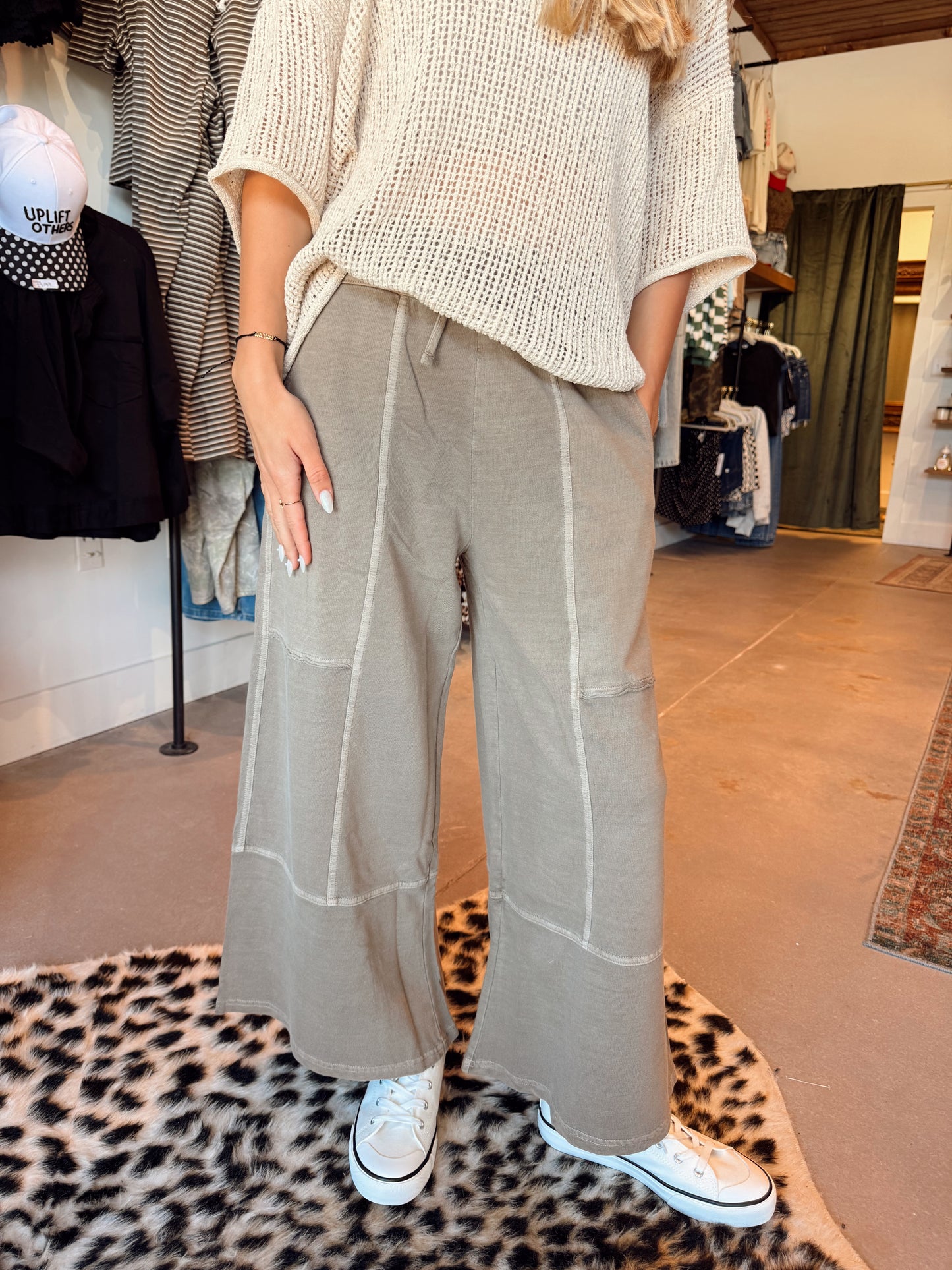 Mocha Mineral Flare Pants