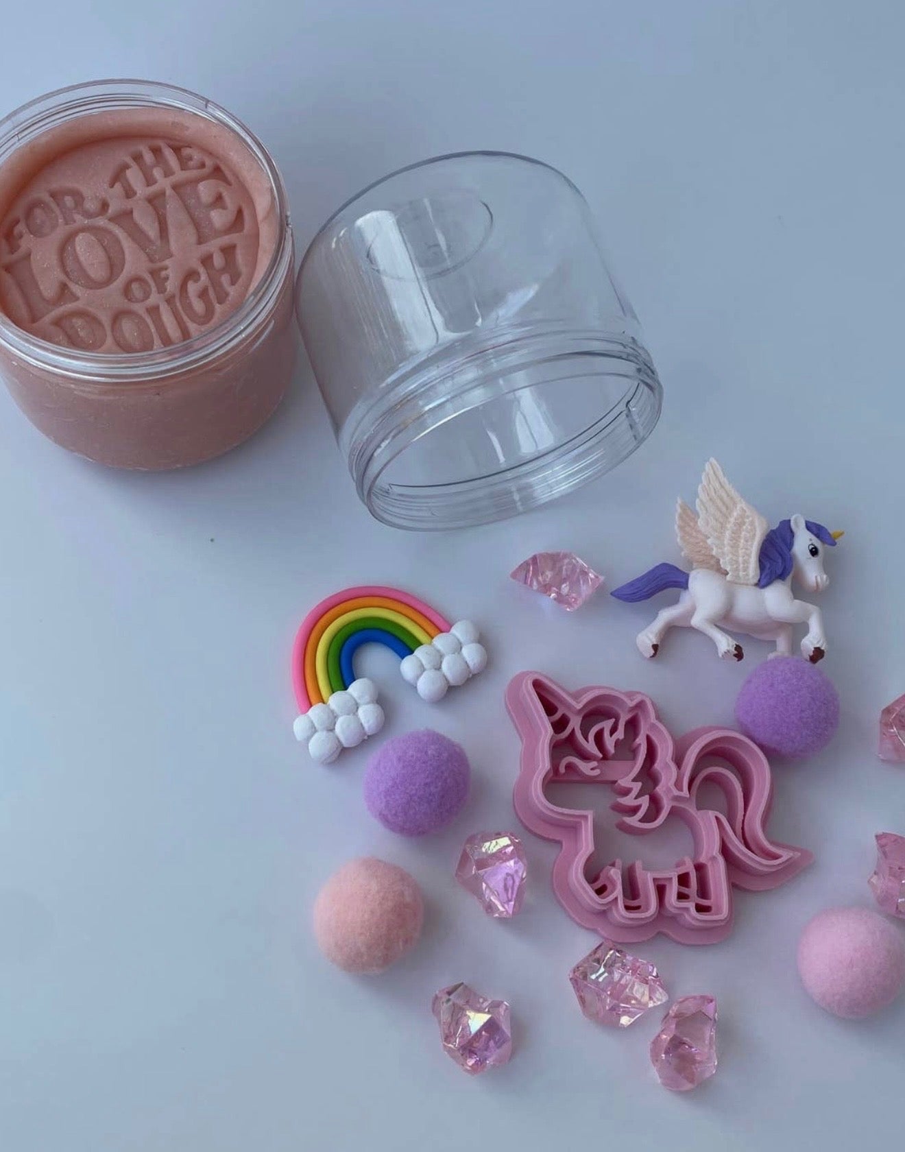 Rainbows and Unicorns Sensory Dough