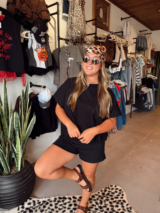 Black Lounge Set