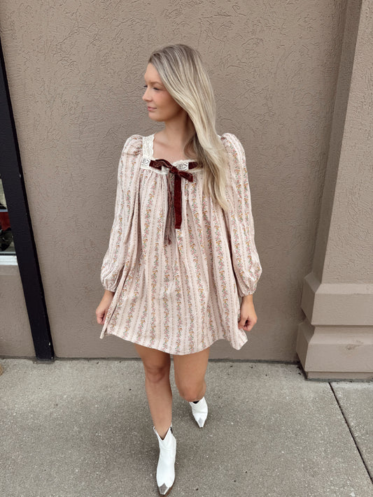 Vintage Floral Dress