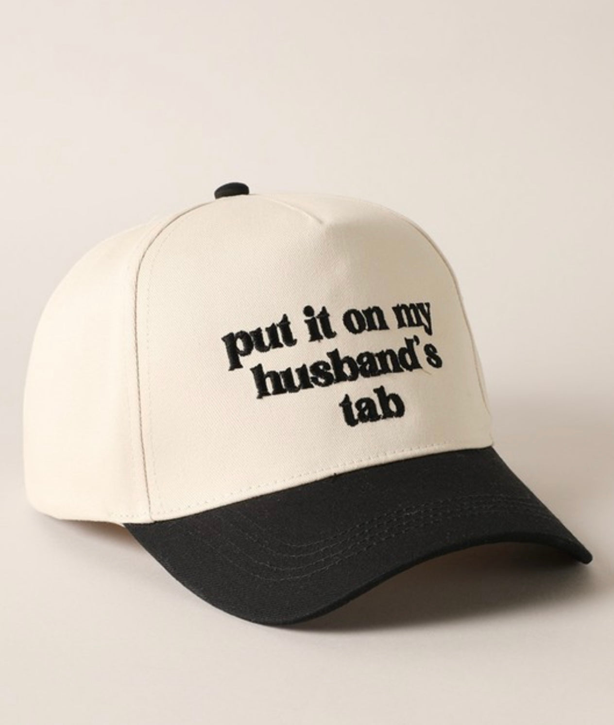 Put It On My Husband’s Tab Embroidery Hat