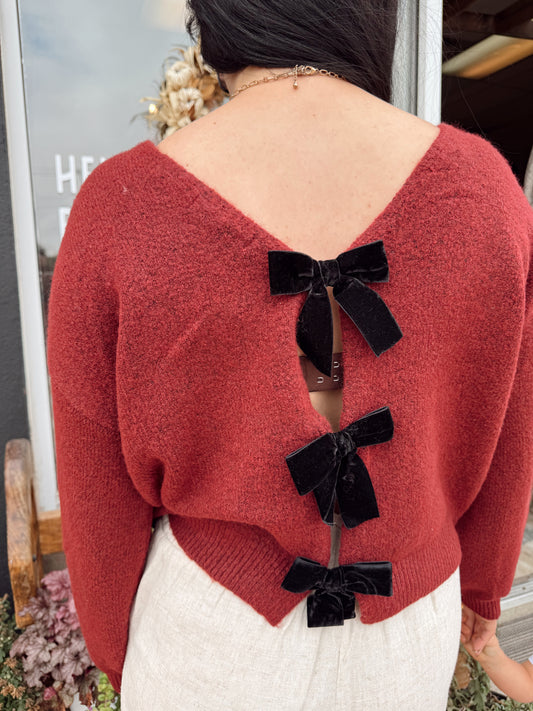 Cindi Bow Sweater