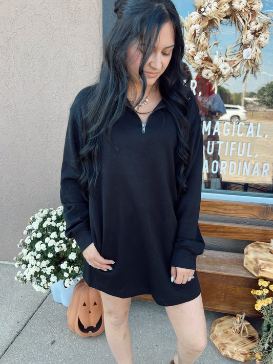 Black Pullover Dress