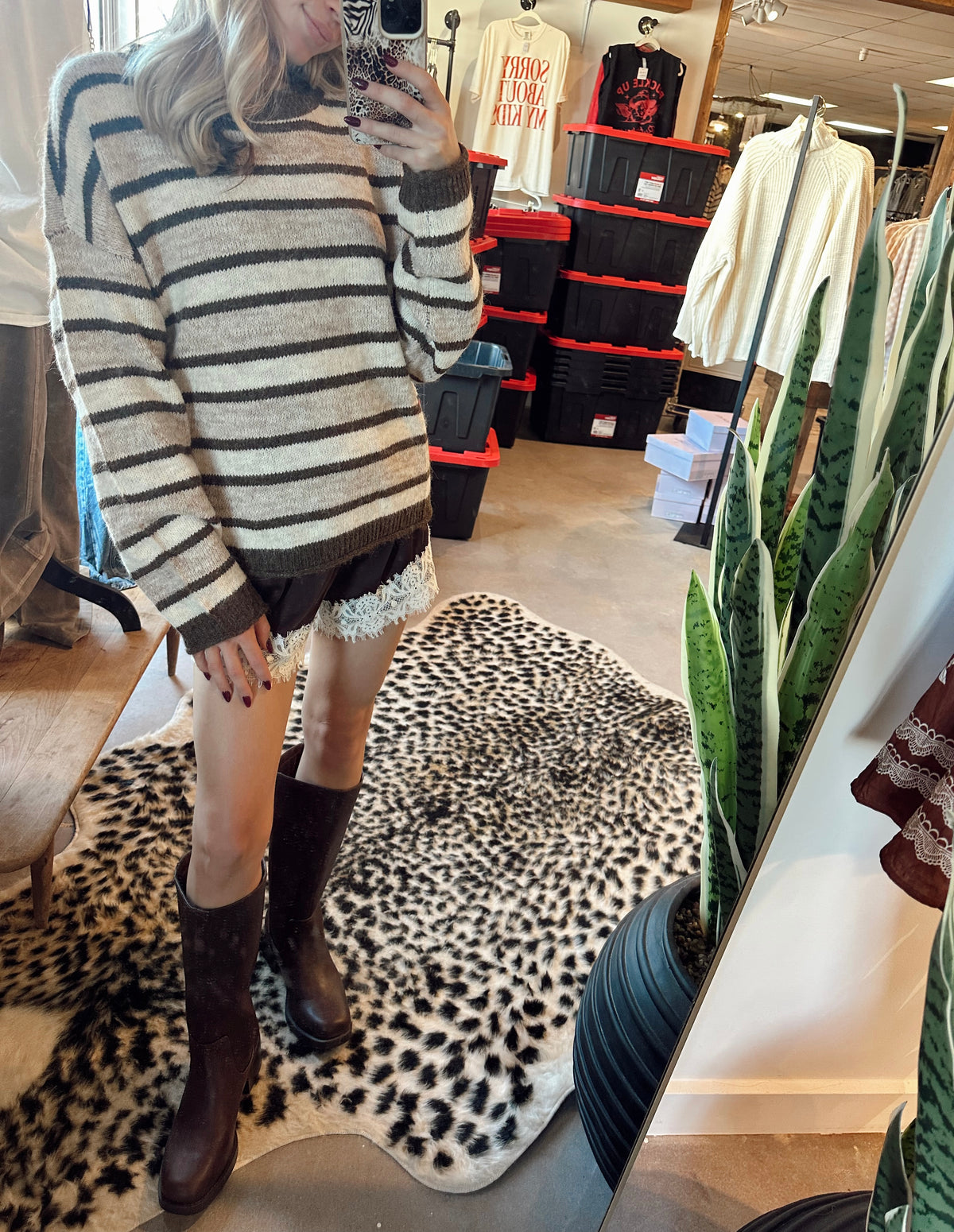 Delilah Boot Brown
