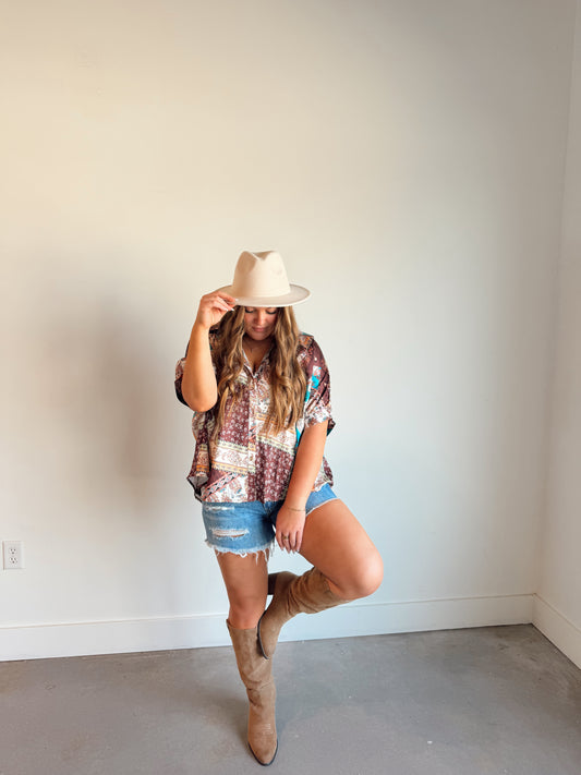 Silky Bananza Blouse