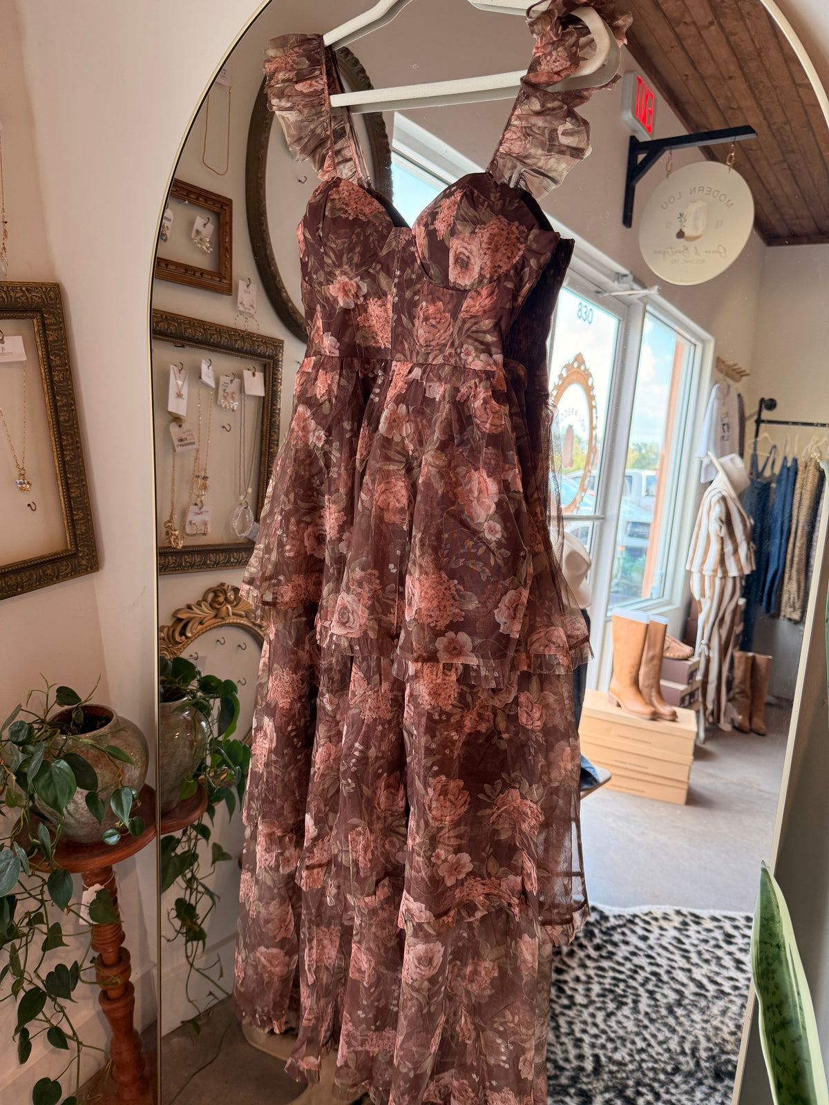 Falling For Fall Floral Dress