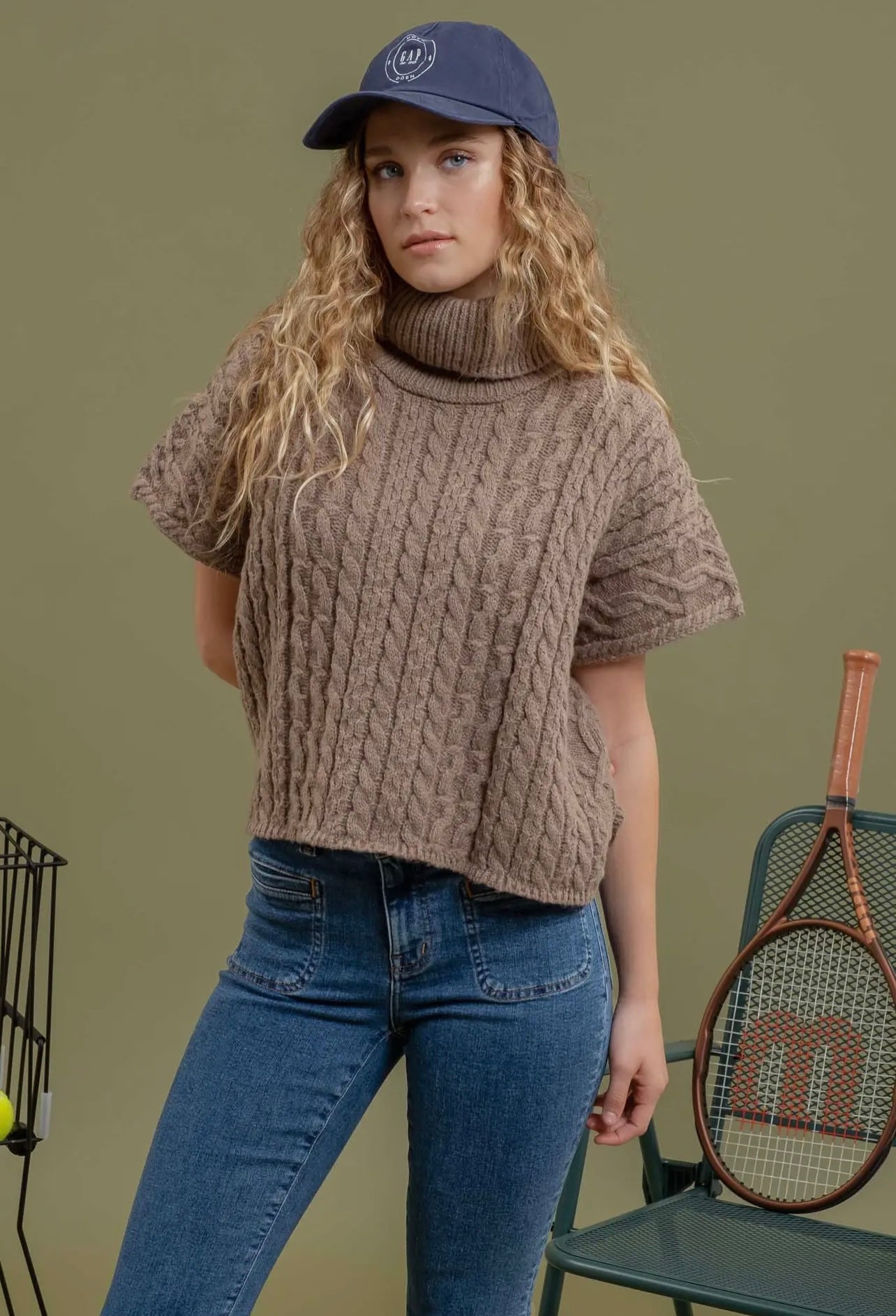 Down To Earth Sleeveless Sweater