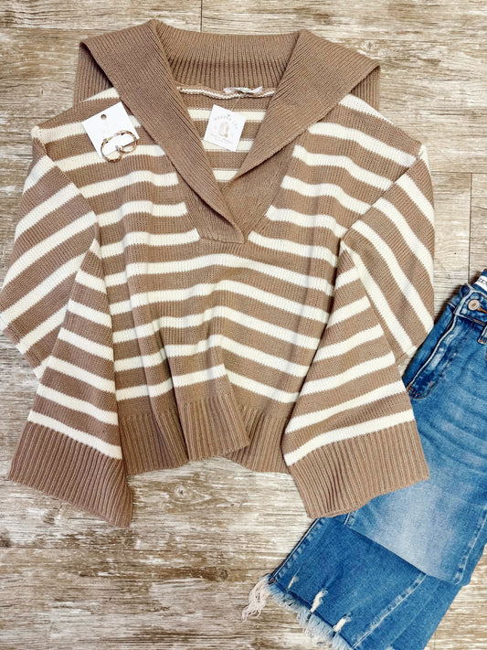 Preppy Stripe Sweater