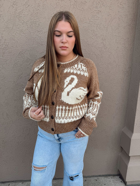 Vintage Swan Sweater