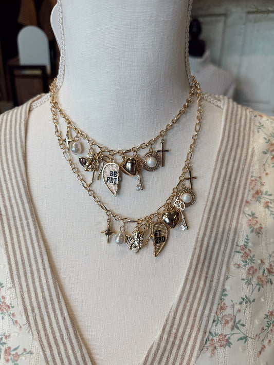 Best Friends Charm Necklace Set