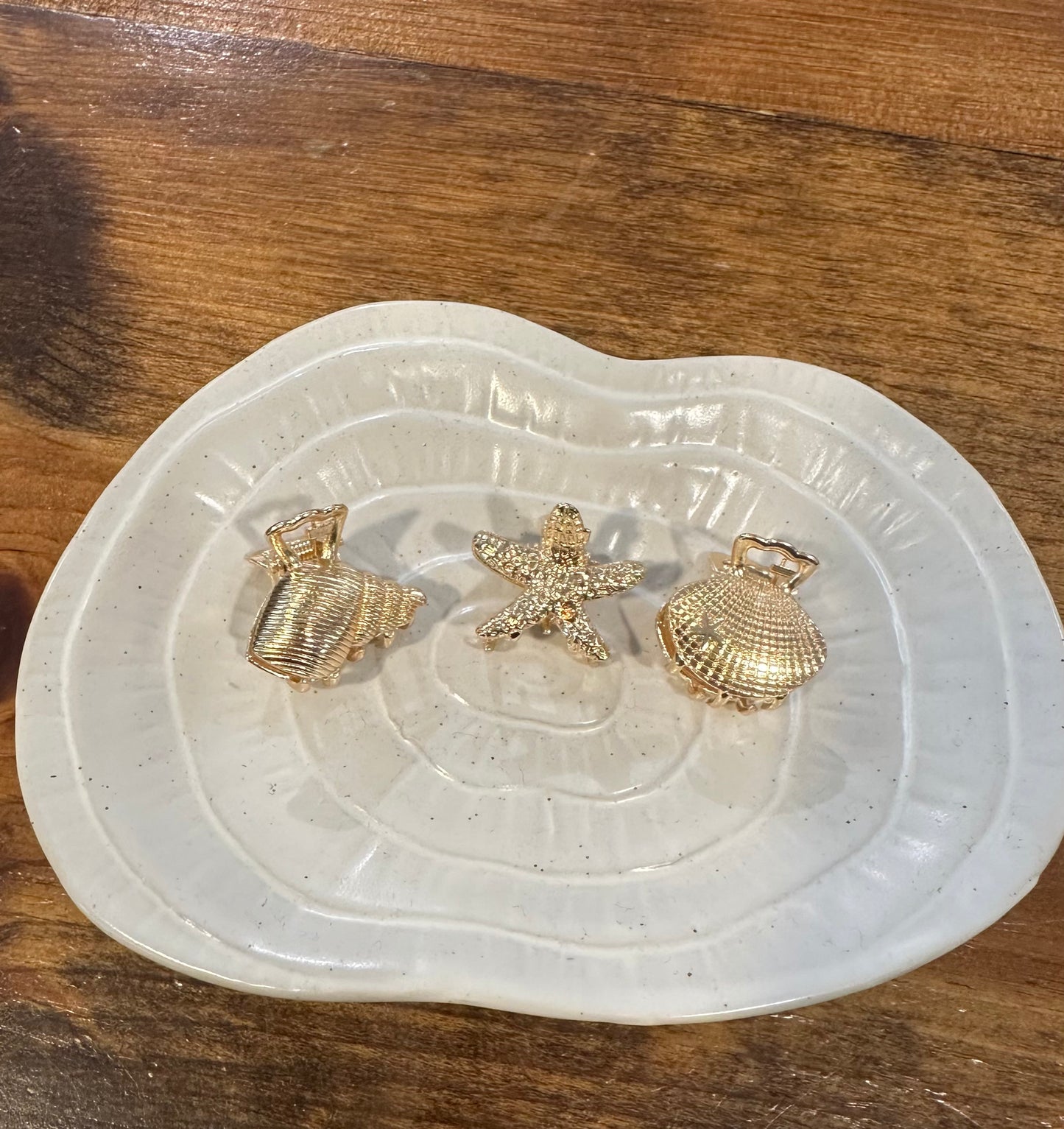 Mini Gold Claw Clips