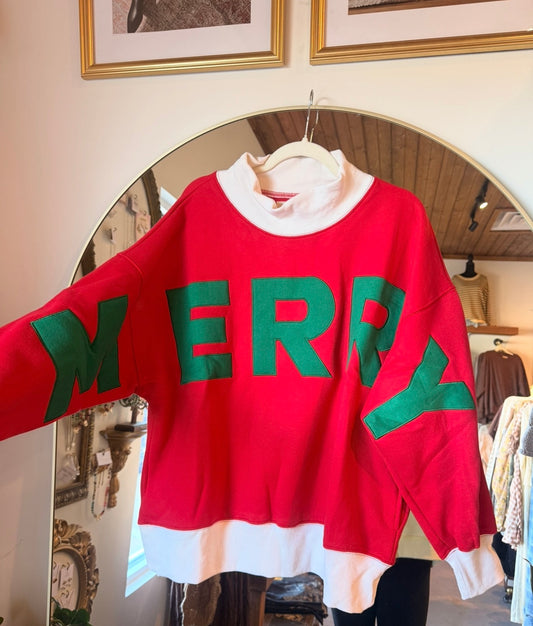 Merry Mock Neck