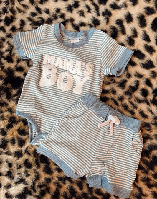 Blue Mama’s Boy Set