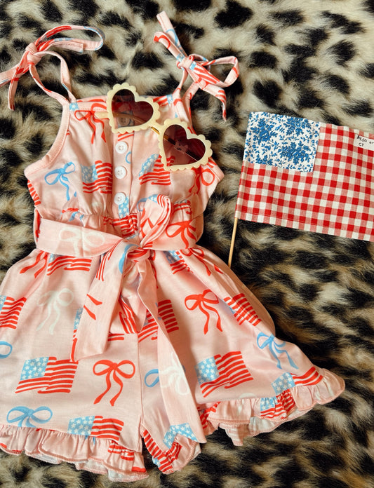 All American Beauty Romper