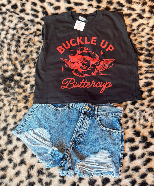 The Willow Distressed Shorts