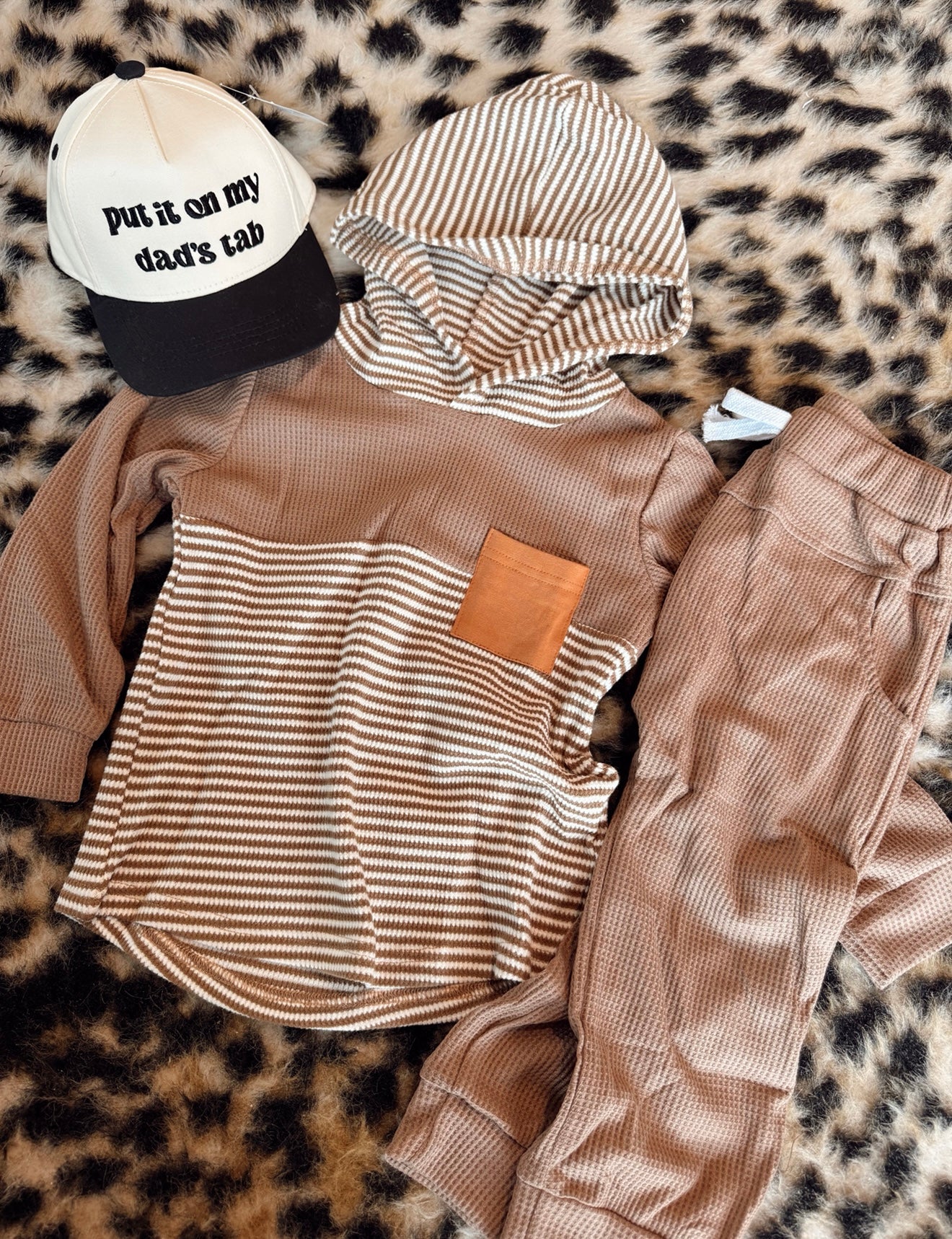 Striped Hooded Set