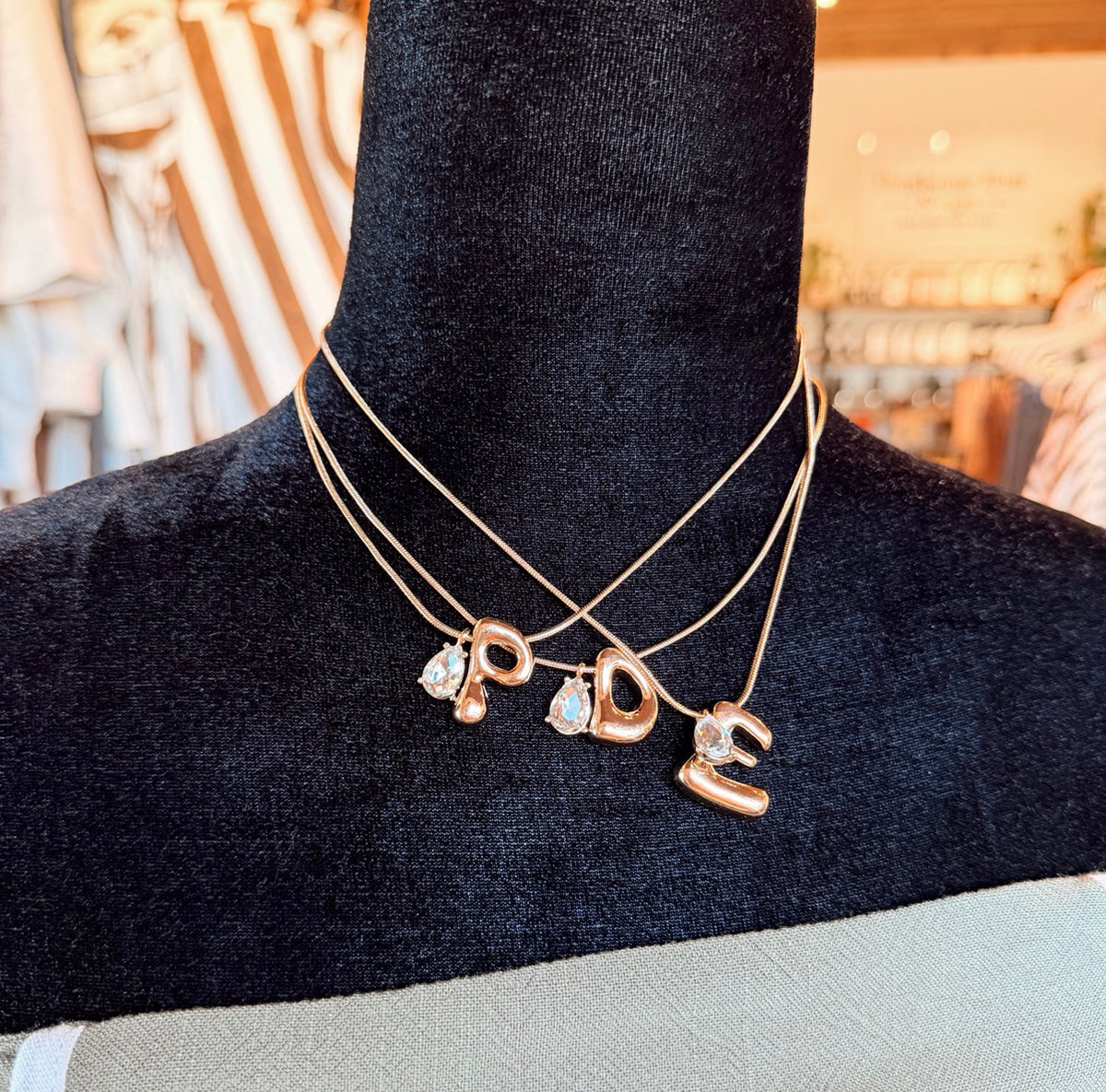 Bubble Charm Necklace