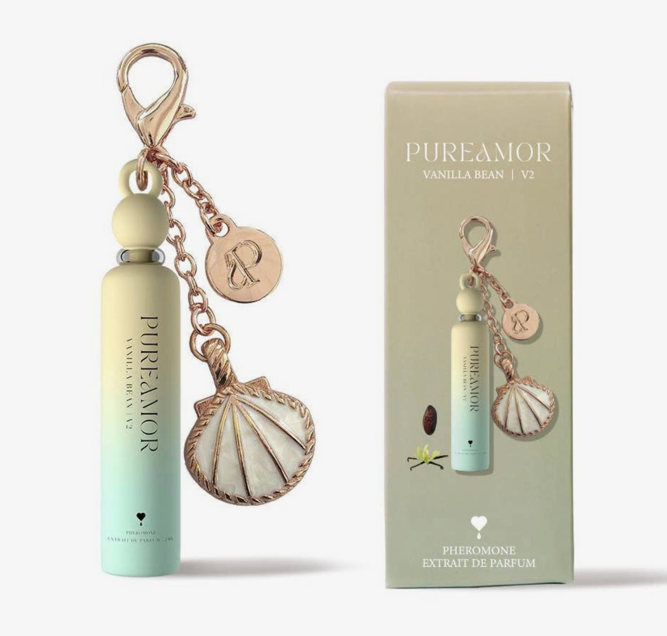 Vanilla Bean Keychain Oil Perfume