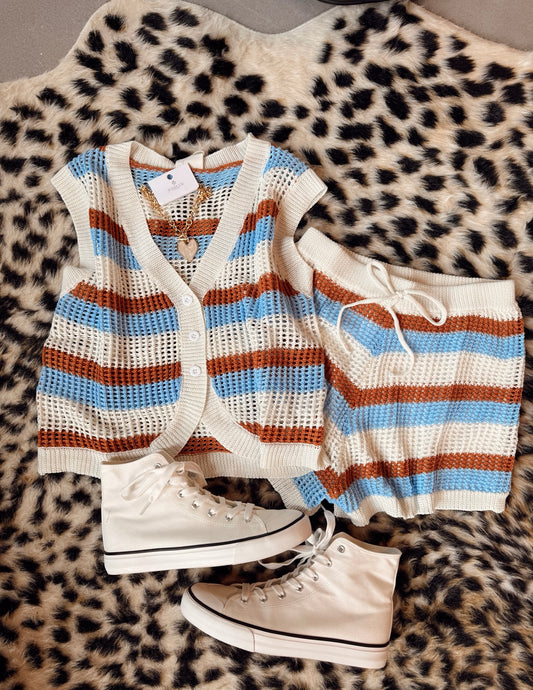 Adriana Stripe Set