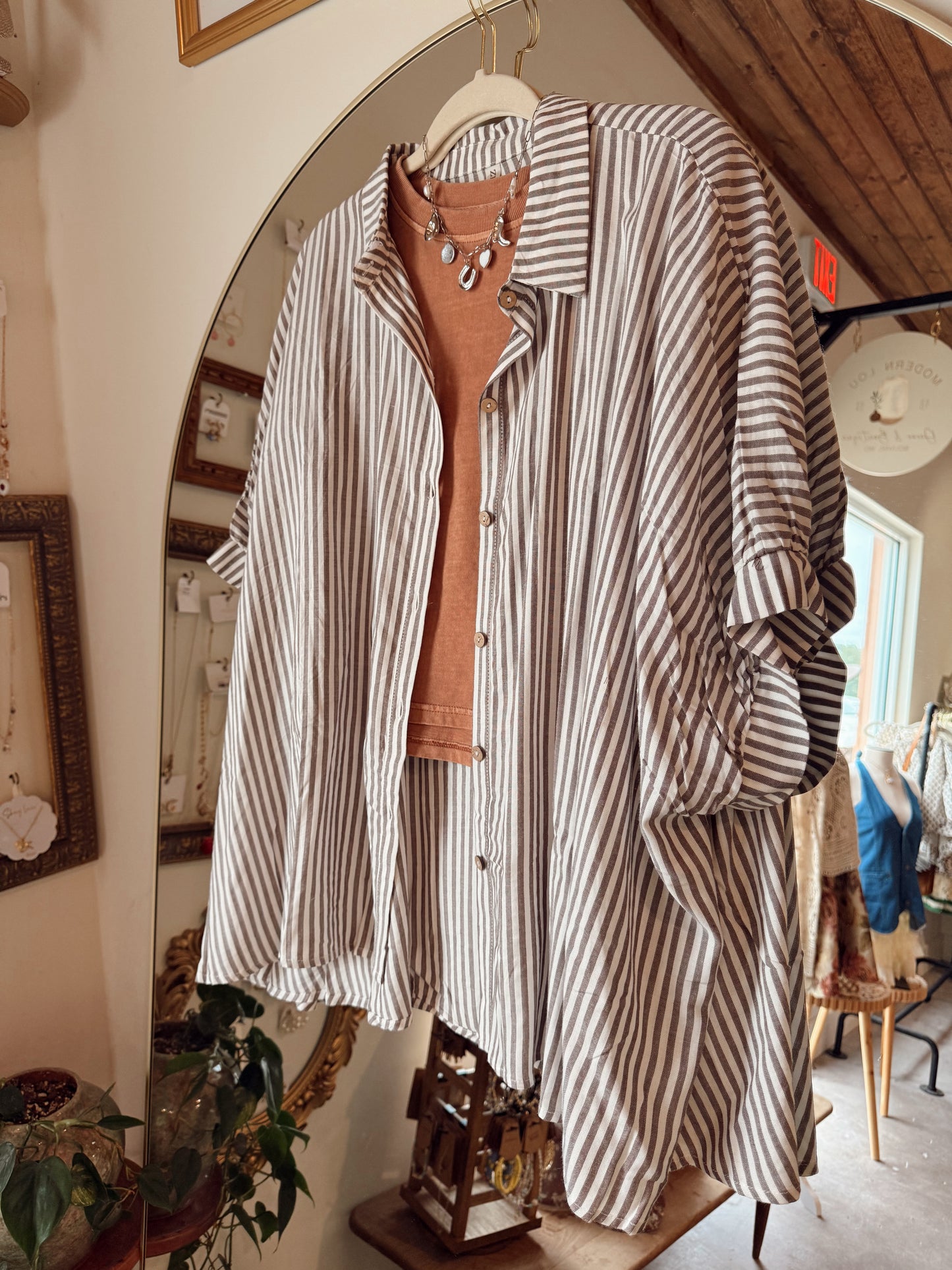 Flowy Stripe Top