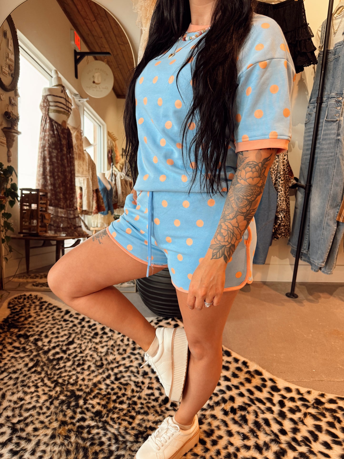 Addison Polka Dot Set