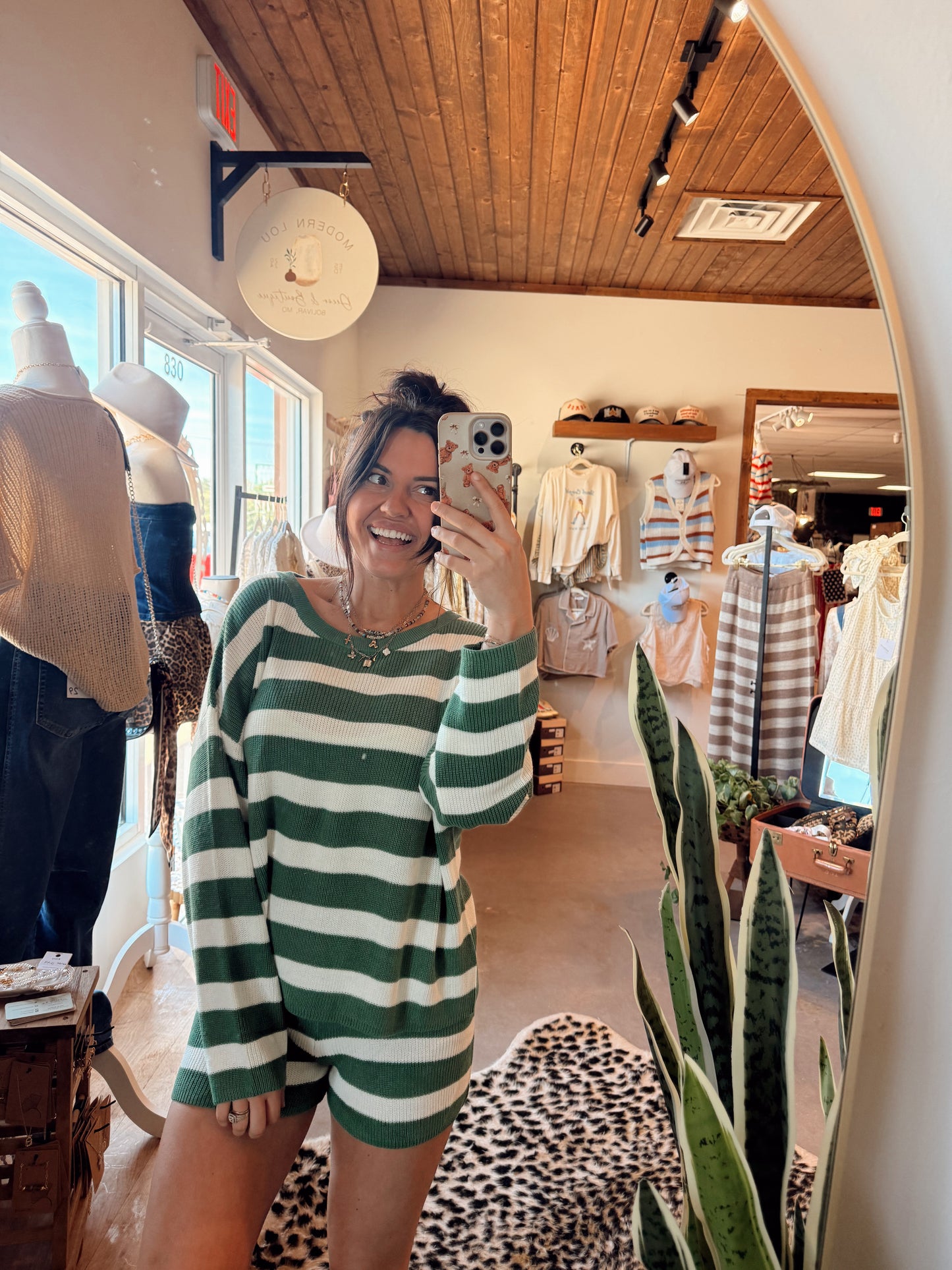 Gigi Green Knit Set